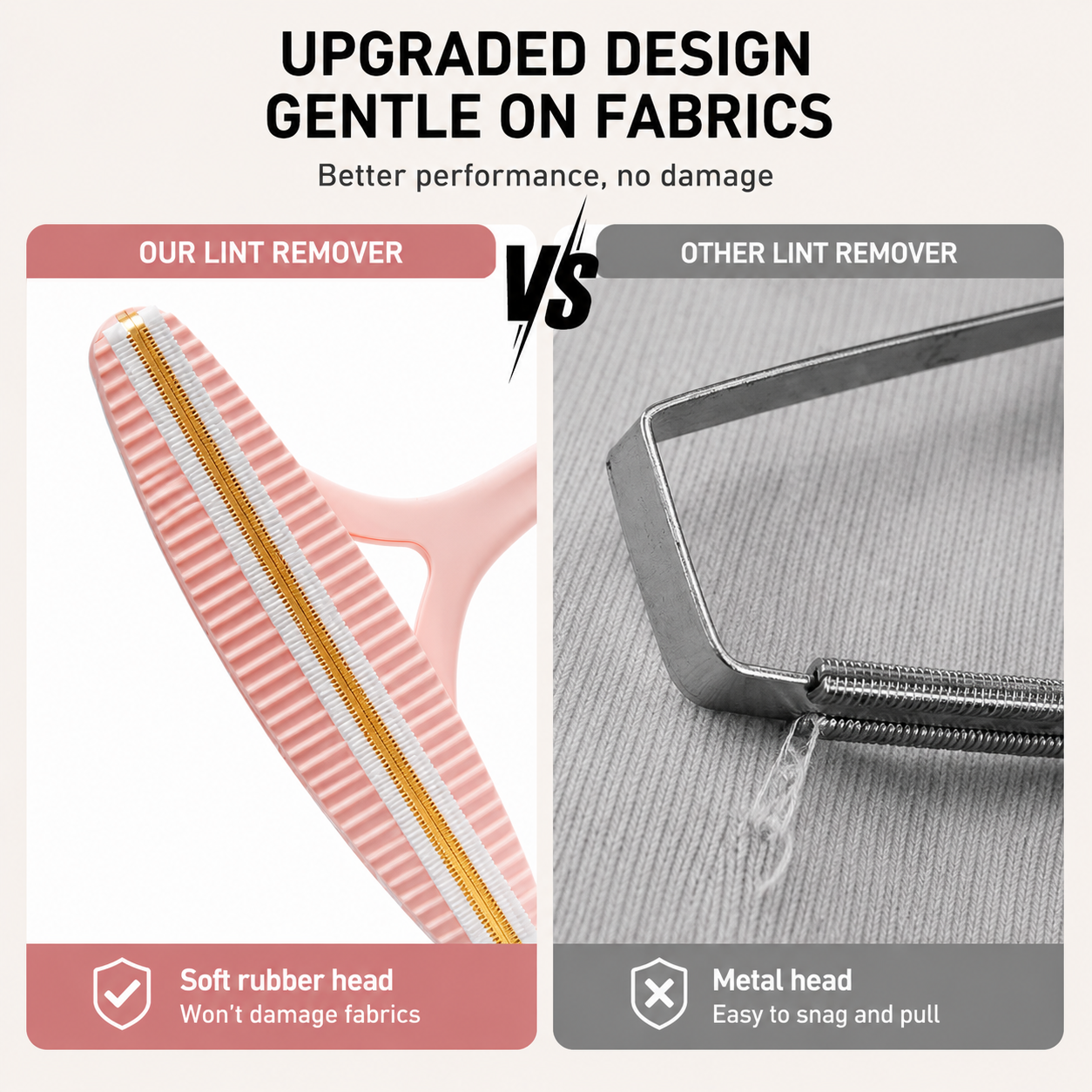 Gentle Lint Remover for Clothes & Pet Hair