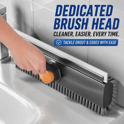 3-in-1 V-Groove Floor Scrub Brush