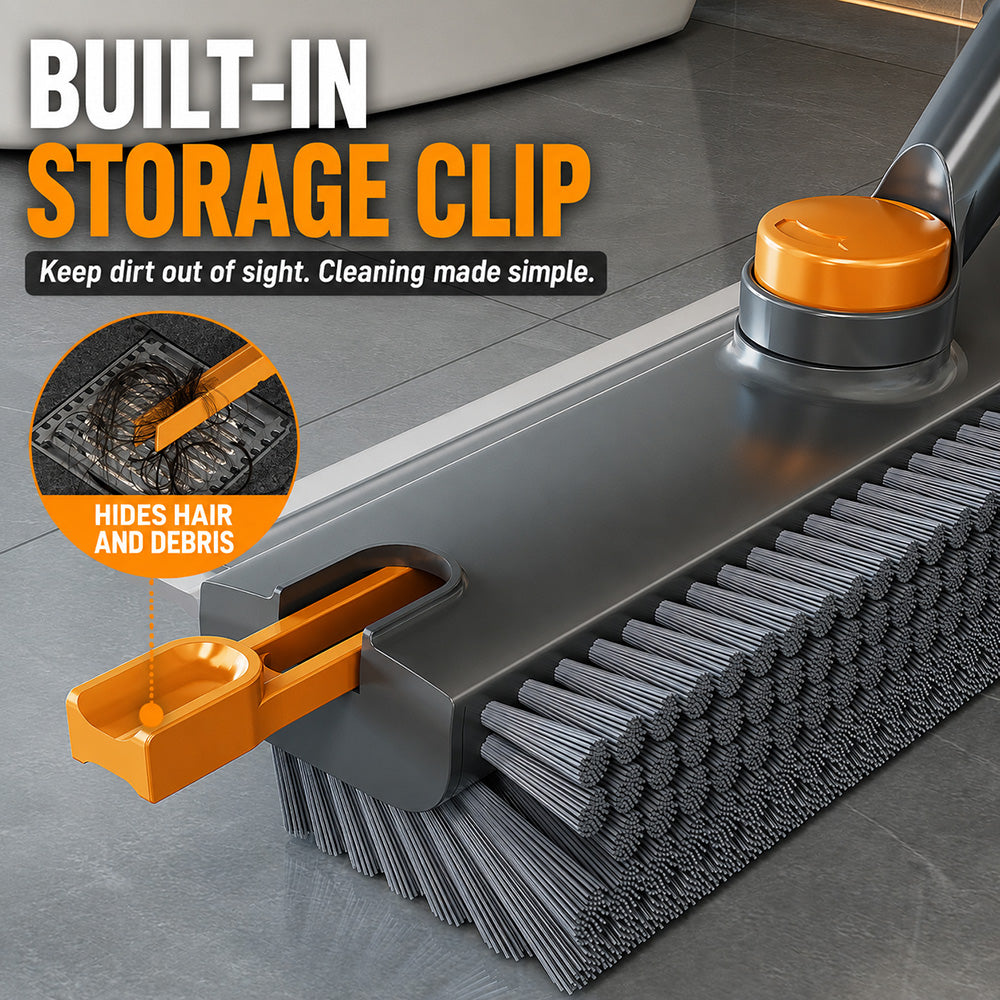 3-in-1 V-Groove Floor Scrub Brush