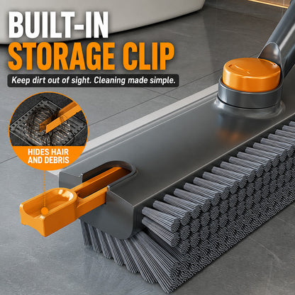 3-in-1 V-Groove Floor Scrub Brush