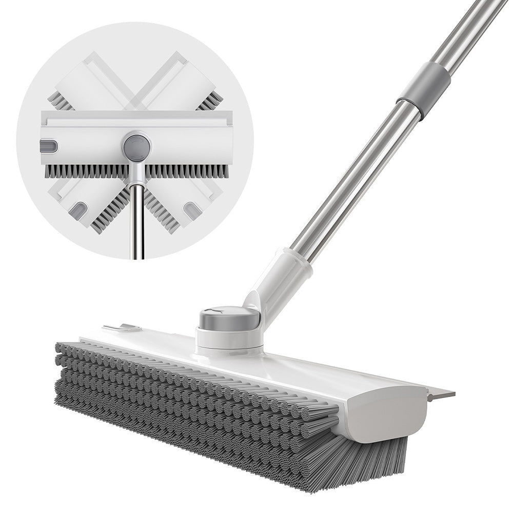3-in-1 V-Groove Floor Scrub Brush
