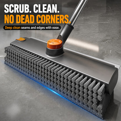 3-in-1 V-Groove Floor Scrub Brush