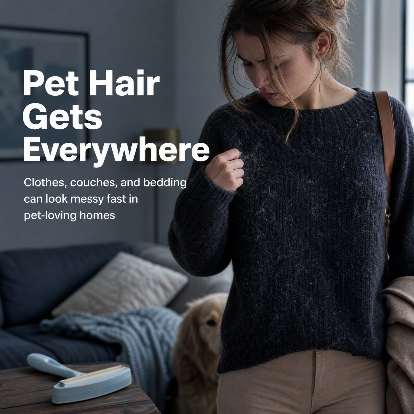 Gentle Lint Remover for Clothes & Pet Hair