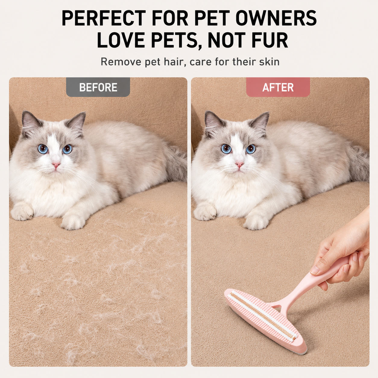 Gentle Lint Remover for Clothes & Pet Hair