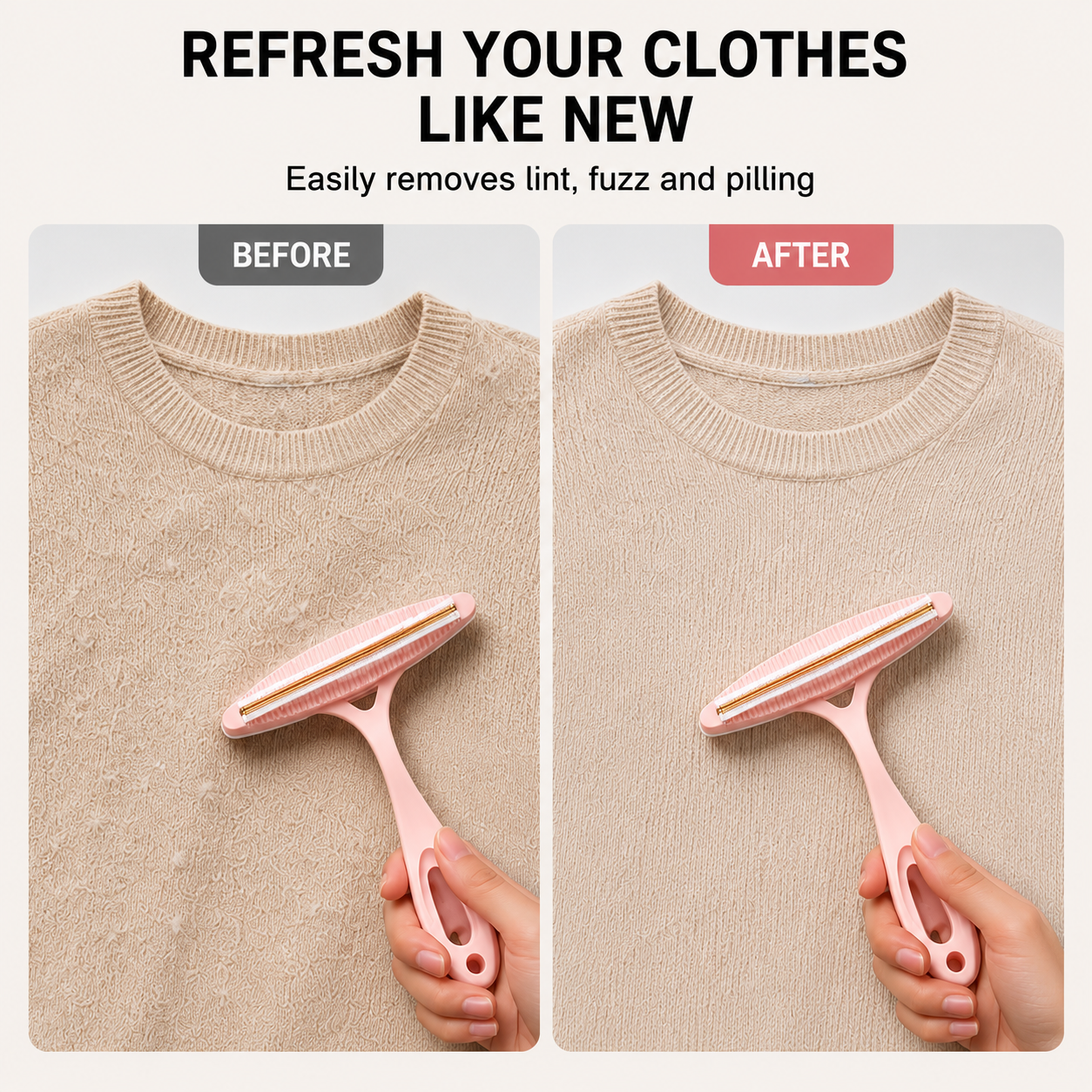 Gentle Lint Remover for Clothes & Pet Hair